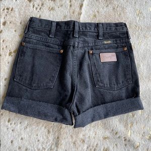 30” Wrangler cutoff shorts.